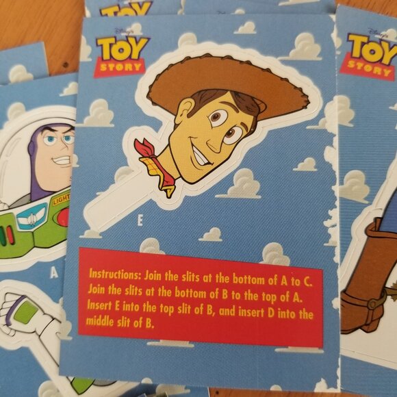 Original Toy Story Collectible Trading Cards Buzz Woody 1995 Disney 34 Pieces - Picture 2 of 8